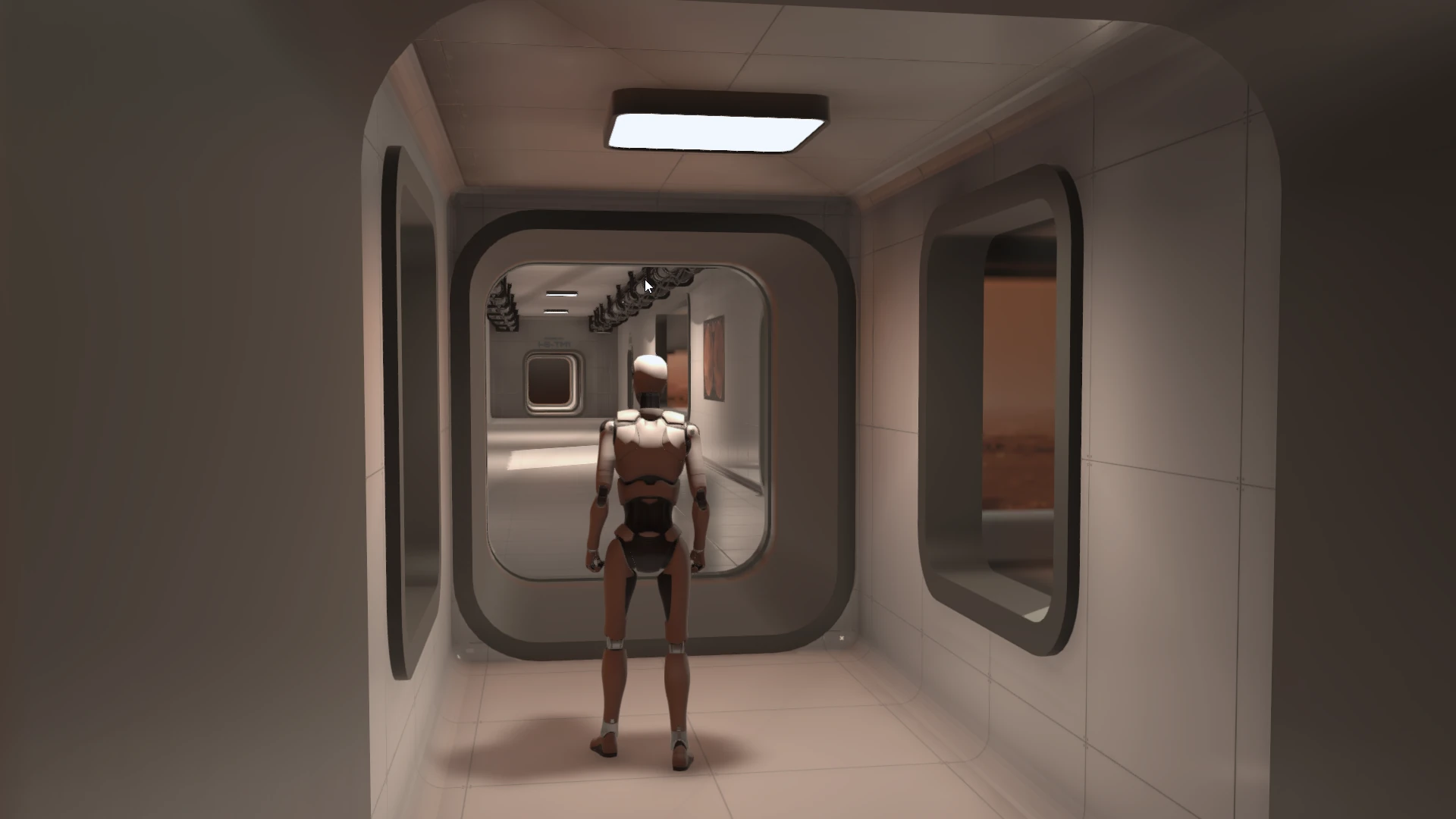 Quiet scene showing the facility with ambient lighting and minimal motion.