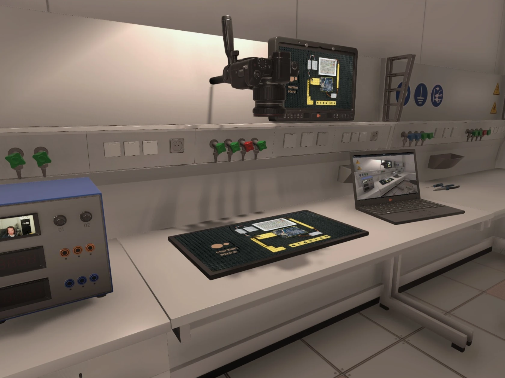 Modular hardware assembly and testing of electronic modules on a prototyping platform